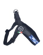 Harnais pour chien TRE PONTI Penny camouflage | Confort et réglable | Bleu