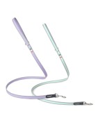 Laisse pour chien Tre Ponti PASTEL | Réfléchissante | Mauve ou menthe