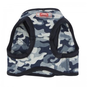 Harnais veste pour chien | PUPPIA | Camouflage bleu