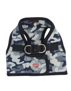 Harnais veste pour chien | PUPPIA | Camouflage bleu