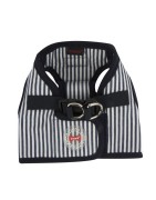 Harnais veste pour chien | PUPPIA BOBBY | Rayé marine