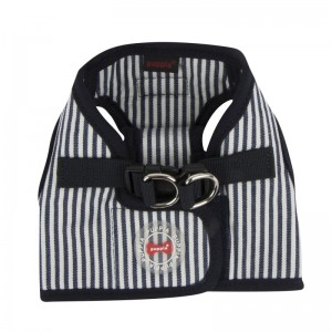 Harnais veste pour chien | PUPPIA BOBBY | Rayé marine