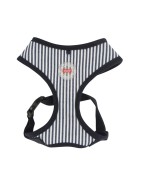 Harnais réglable pour chien | Puppia BOBBY | Rayé marine