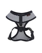 Harnais réglable pour chien | Puppia BOBBY | Rayé marine