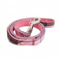 Laisse JUNIOR rose | Puppia : Couleur:Rose, Taille PUPPIA:M. 140 x 1,5 cm