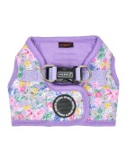 Harnais veste pour chien | PUPPIA LITA | Motif fleur violet