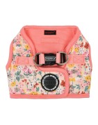 Harnais veste pour chien | PUPPIA LITA | Motif fleur Rose