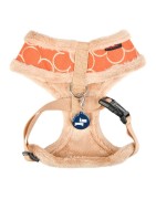 Harnais ajustable pour chien | PUPPIA FLORENT | Orange avec fourrure