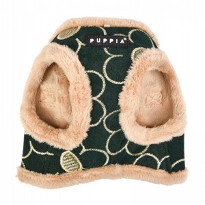 Harnais veste pour chien avec fourrure | PUPPIA Florent| Kaki