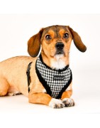 Harnais ajustable pour chien | PUPPIA SHEPHERD | Noir avec fourrure