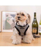 Harnais ajustable pour chien | PUPPIA SHEPHERD | Noir avec fourrure