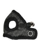 Harnais veste pour chien avec fourrure | PUPPIA HEPATICA| Noir