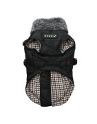 Manteau pour chien fourré et harnais intégré | Puppia Donavan | Noir