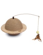 Jouet griffoir chat | Boule à bascule en sisal WIGGLY Designed by Lotte | 29,5cm