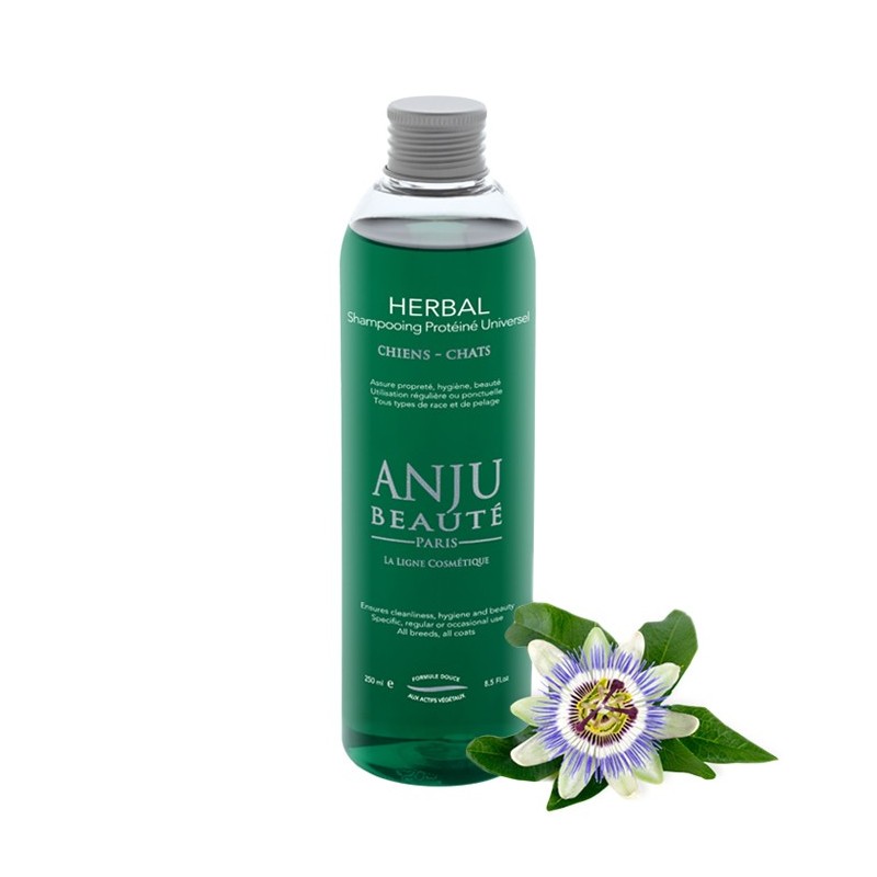 Shampoing HERBAL Protéiné Universel - Anju Beauté | Chien et chat