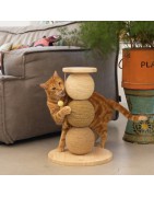 Griffoir chat Globes ELIO | Designed by Lotte | H. 47,5 cm