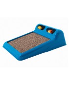 Griffoir pour chat avec jouets balles