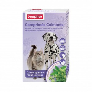 Boite de 20 comprimés calmant pour chien et chat contre le stress et les problèmes comportementaux | Beaphar