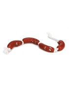 Jouet chien | Chapelet de saucisses vinyle et corde