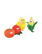 Jouet pour petit chien | Drôle de fruit vinyle sonore | 4 cm