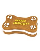 Jouet pour chien et chiot en forme de Biscuit os | 12.5 cm