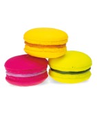 Jouet pour chien et chiot en forme de Macaron envinyle | 7 cm