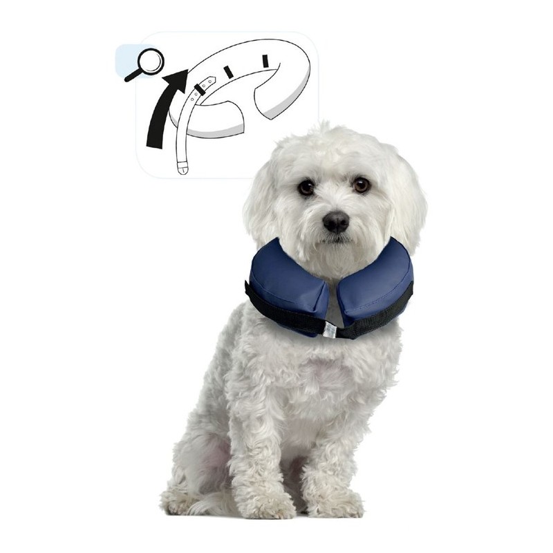 Collier gonflable pour protéger les chiens et chats blessés pour une meilleure guérison