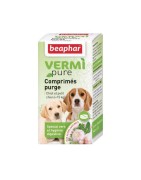 Boite de 50 comprimés purge aux plantes VERMIpure pour chien | Beaphar