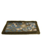 Le Tapis Collection CAMO VIBE | Kaki avec personnages japonais